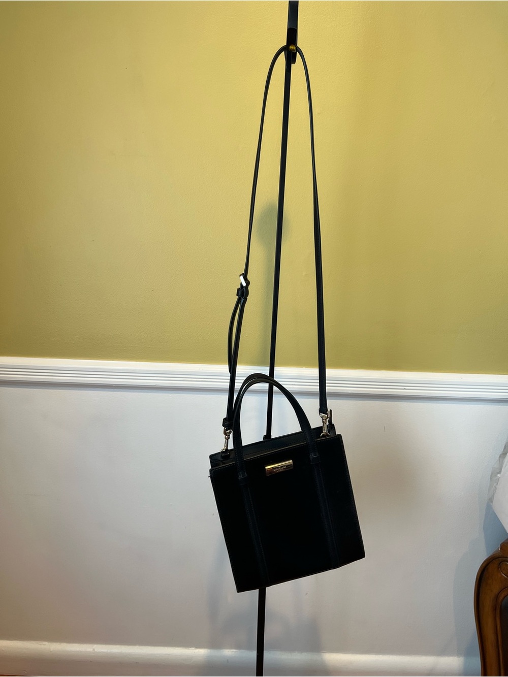 ๐ Kate Spade Kenzie Limited Edition Small Black Tote Detachable Strap - Picture 2 of 9